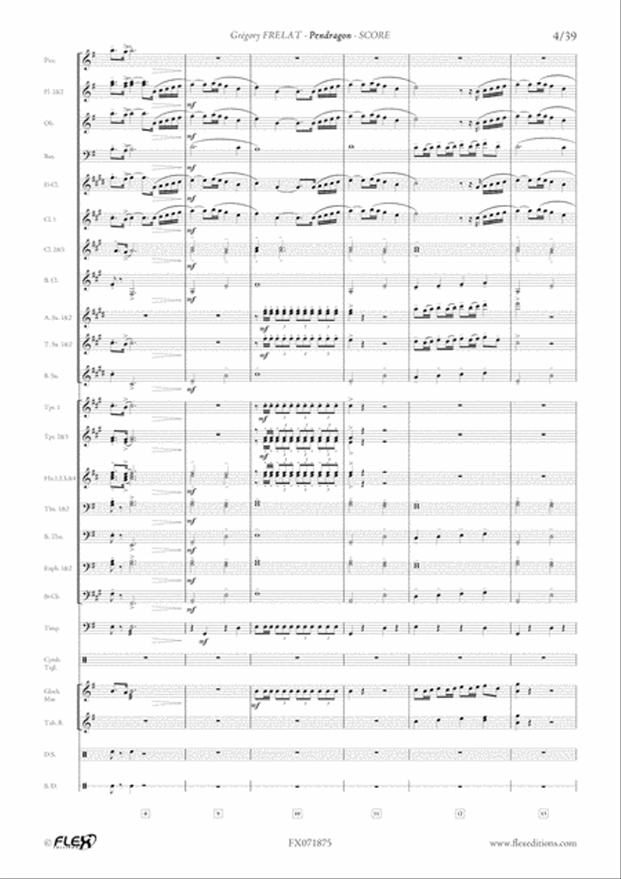 Pendragon Concert Band scores gallery preview page 4