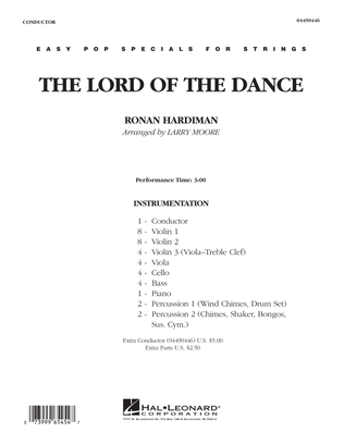 Book cover for Lord Of The Dance - Full Score