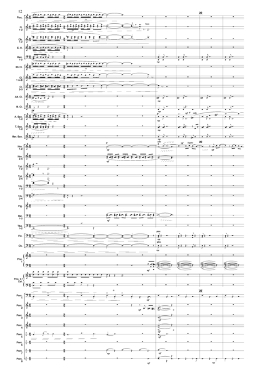 Teogonica. Sinfonia No. 2 (Theogonic) Concert Band scores gallery preview page 5