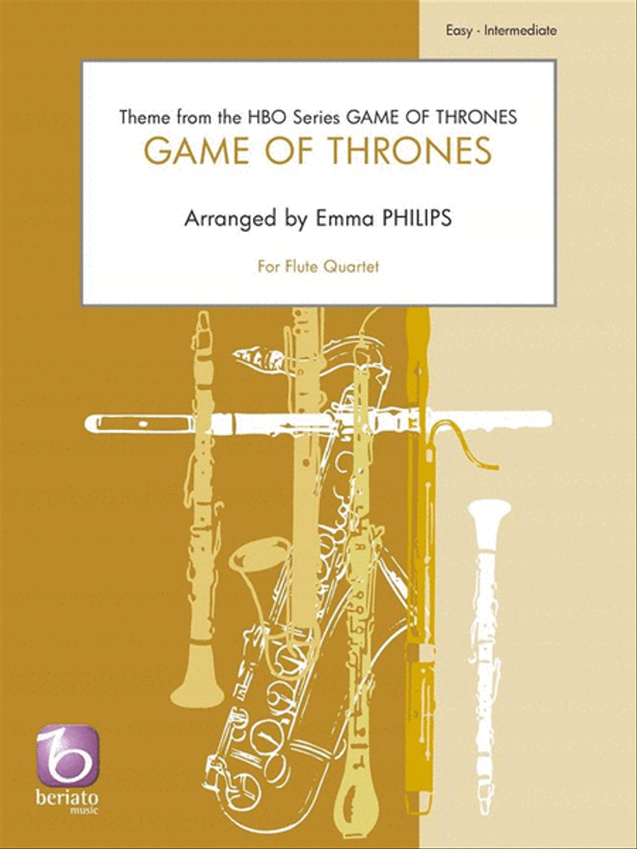 Game of Thrones Flute Quartet scores gallery preview page 1