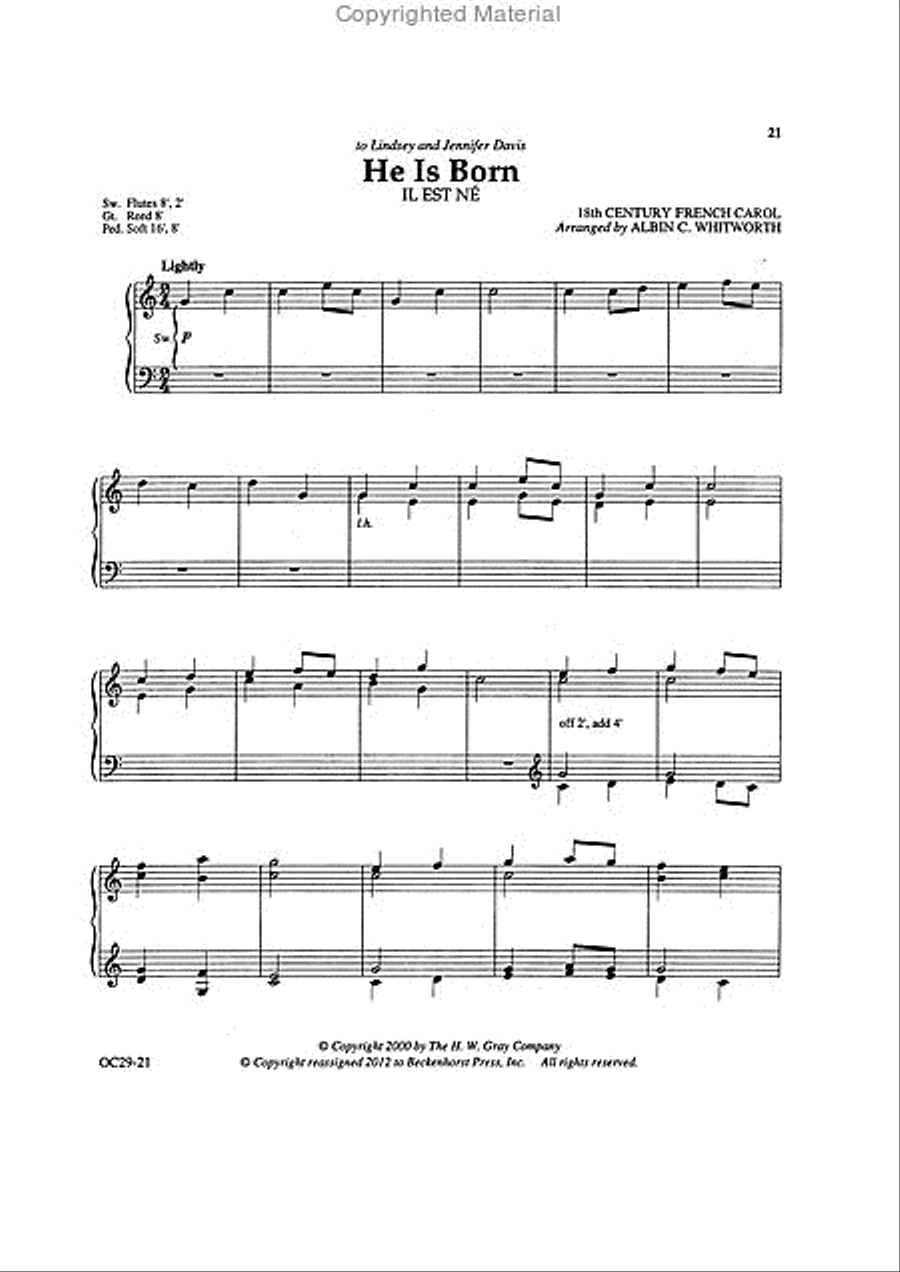 Praise Ye, the Lord of Hosts Organ scores gallery preview page 5