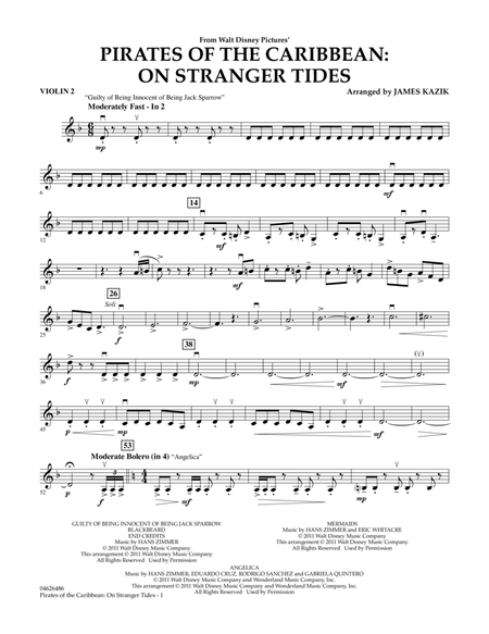 Pirates Of The Caribbean: On Stranger Tides - Violin 2