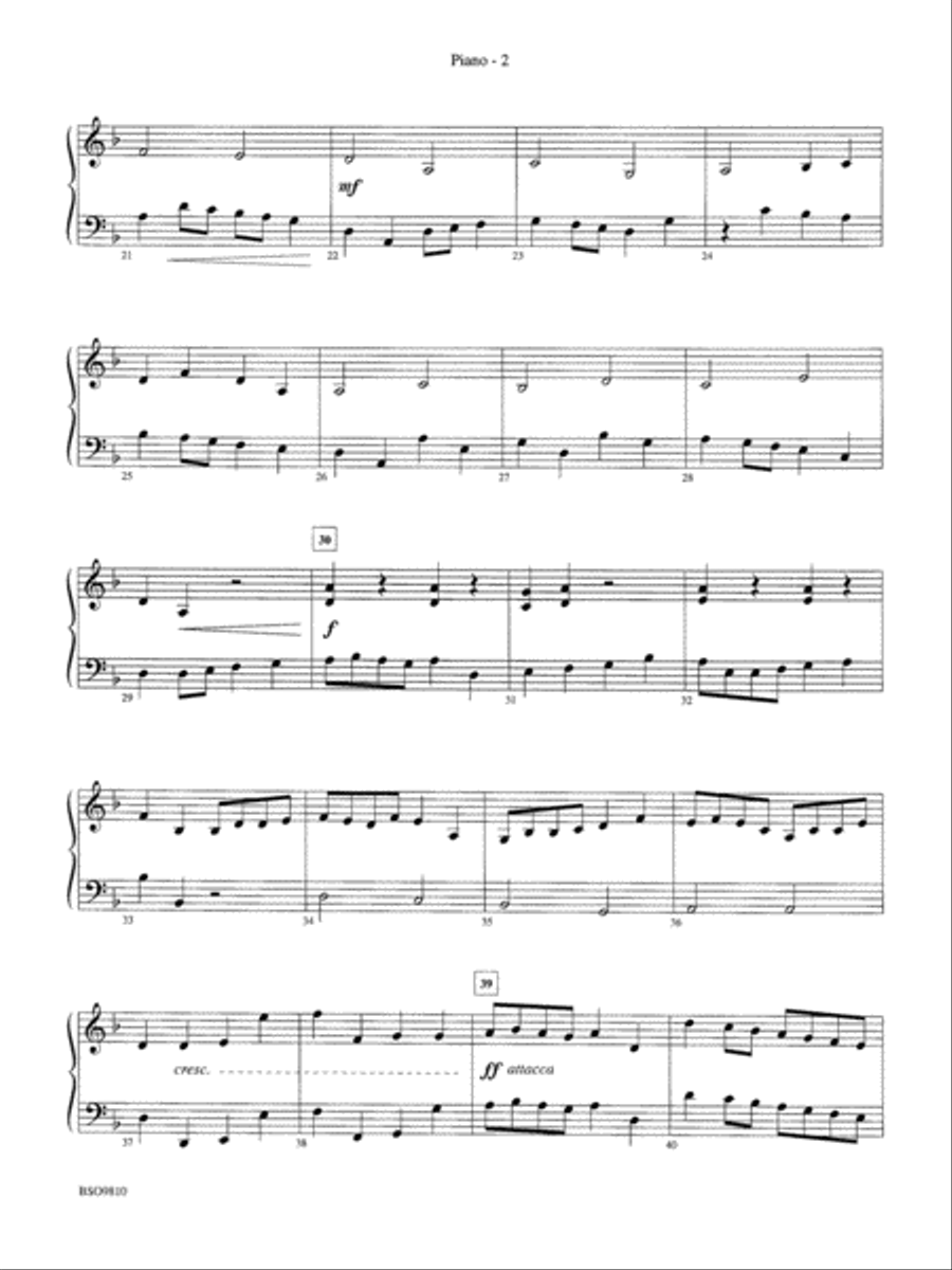 Ancient Ritual: Piano Accompaniment Orchestra scores gallery preview page 2