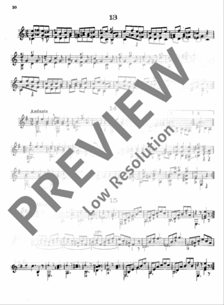 Preliminary Studies Classical Guitar scores gallery preview page 11