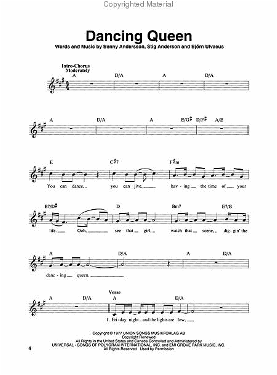 Mamma Mia! Mamma Mia! Voice scores gallery preview page 2
