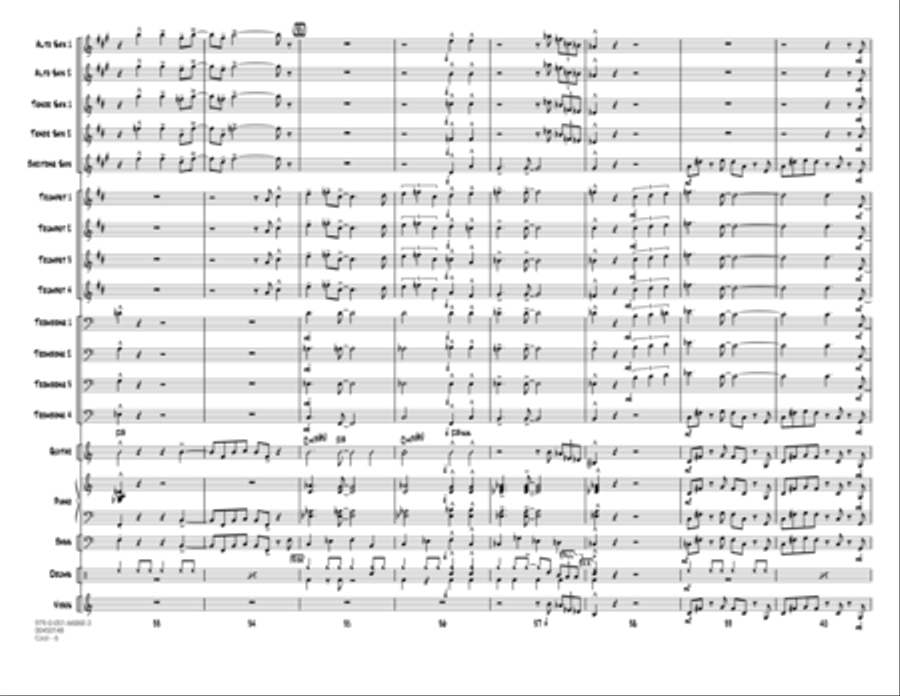Cool (from West Side Story) - Full Score Score scores gallery preview page 6