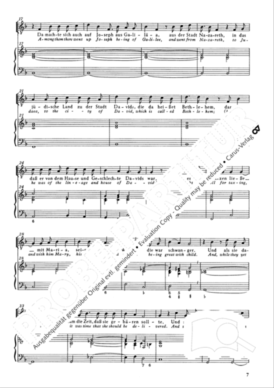 Christmas History (Weihnachts-Historie, SWV 435) Score scores gallery preview page 8