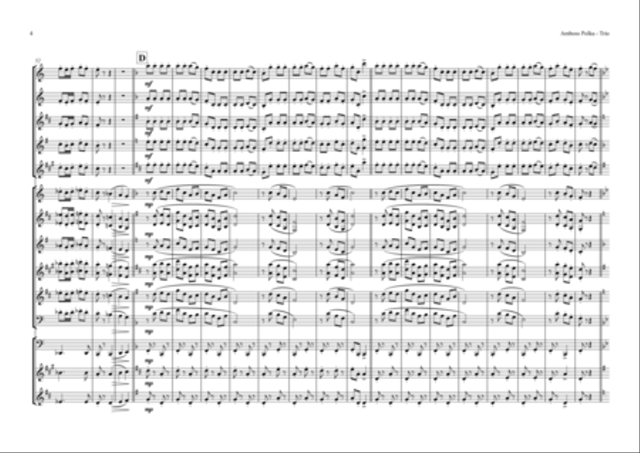 Amboss-Polka - German Polka - Oktoberfest - Trio School and Community scores gallery preview page 4