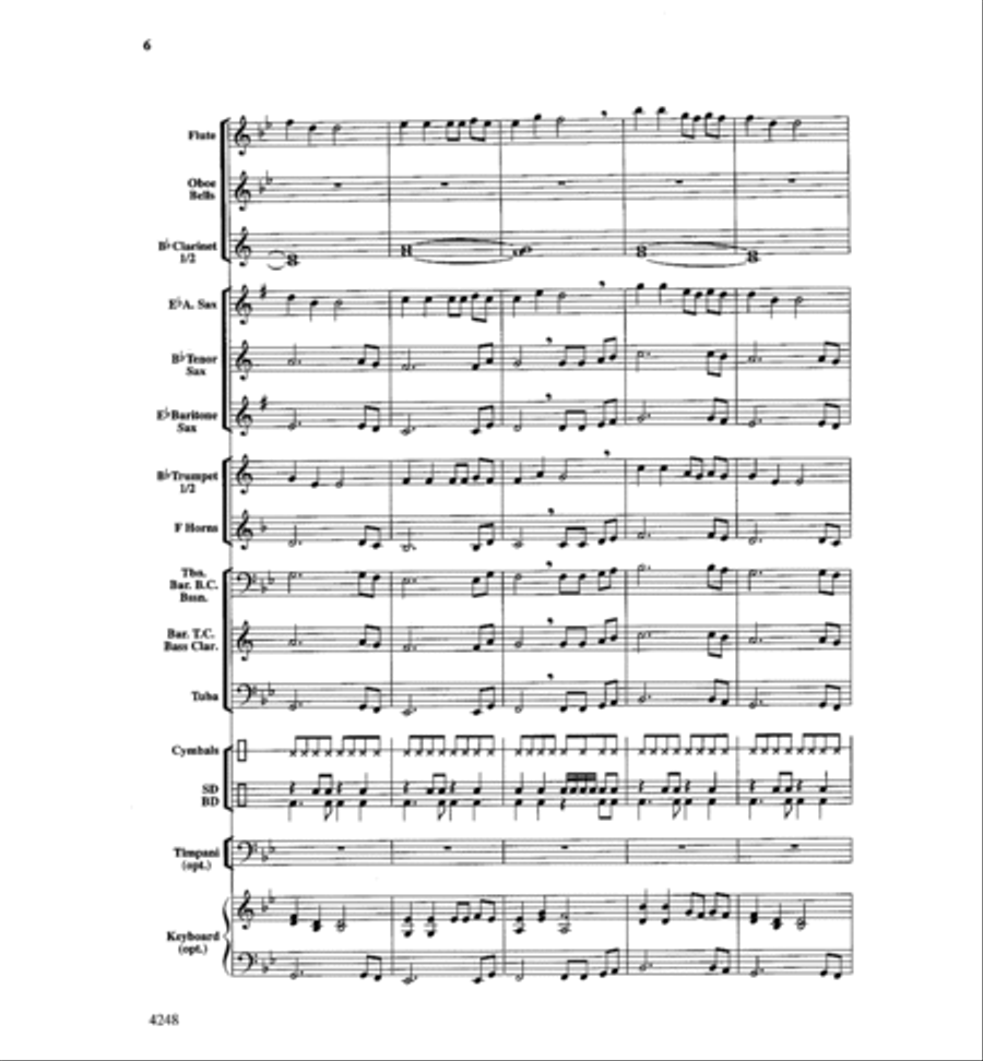 Hot Fudge Sundae Hot Fudge Sundae Concert Band scores gallery preview page 6