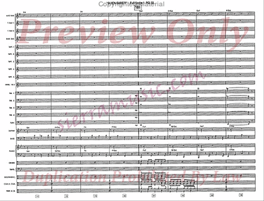 Quien Sabe? (Who Knows?) Jazz Ensemble scores gallery preview page 24