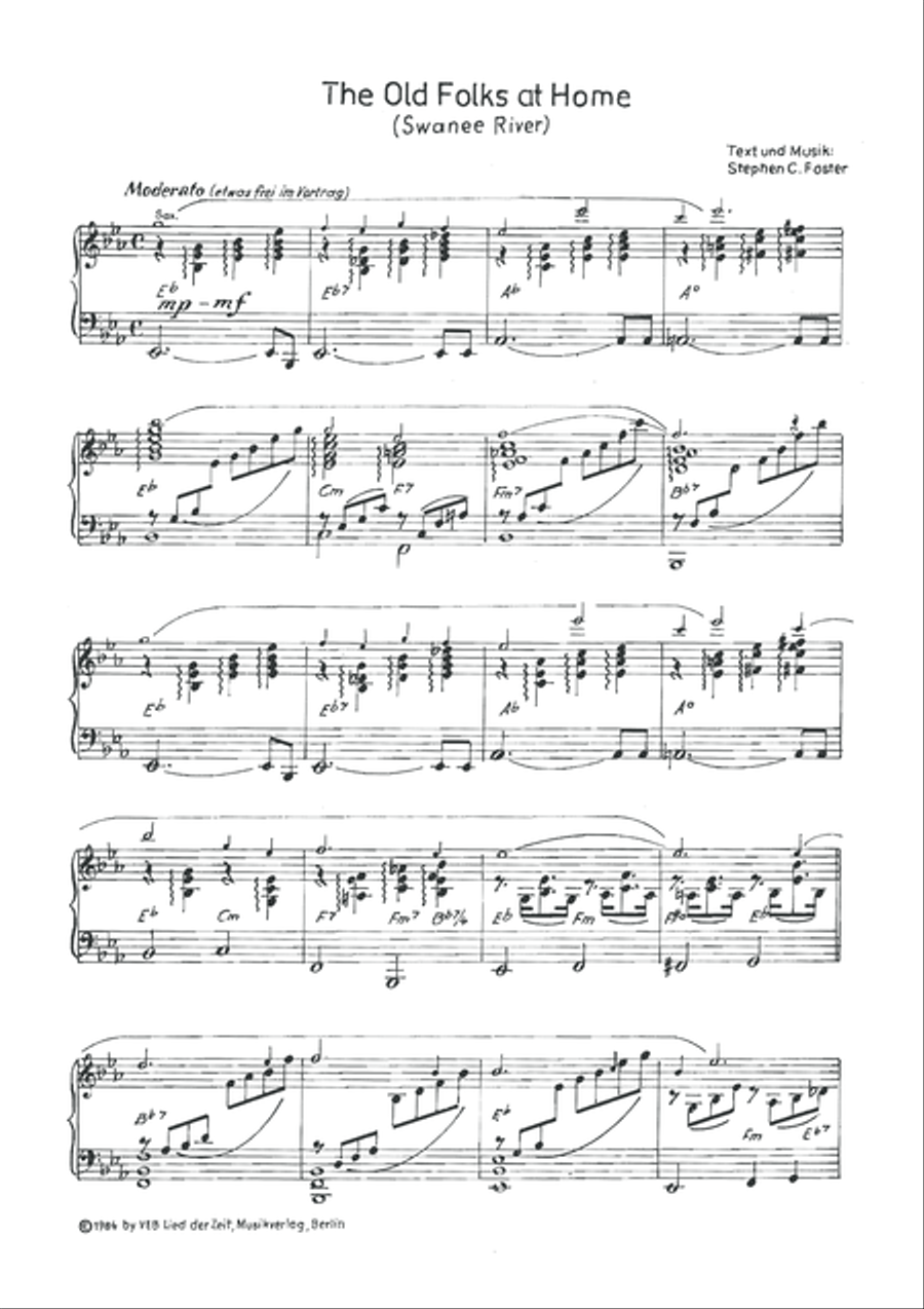 The old folks at home The old folks at home Saxophone scores gallery preview page 3