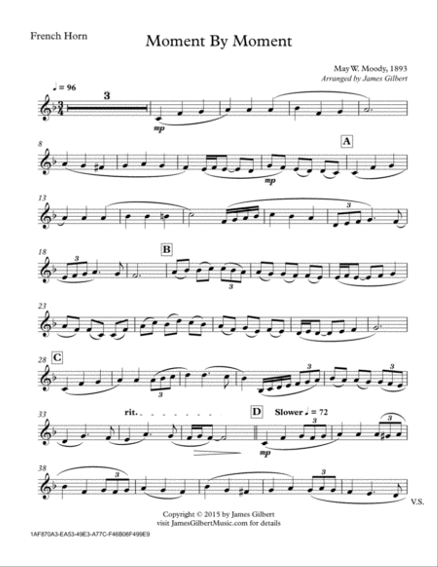Moment By Moment Moment By Moment Horn scores gallery preview page 5