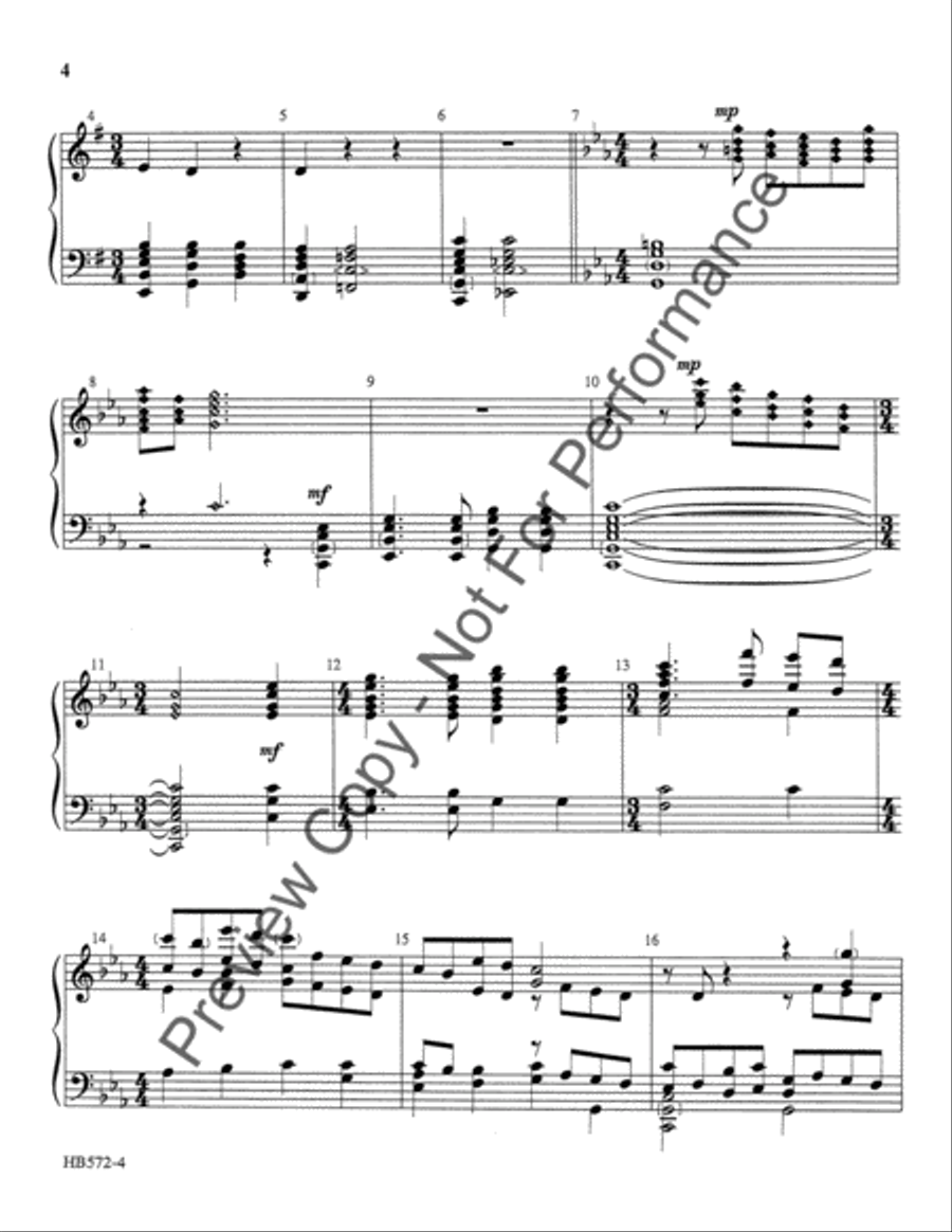A Prayer for Peace 5-Octaves scores gallery preview page 5
