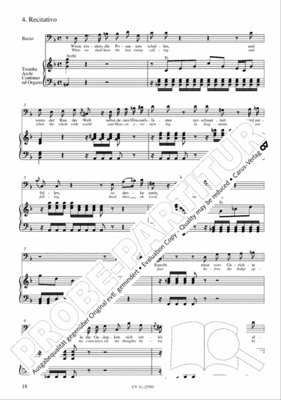 Thou who, a God, as man yet came (Herr Jesu Christ, wahr' Mensch und Gott) STB scores gallery preview page 23