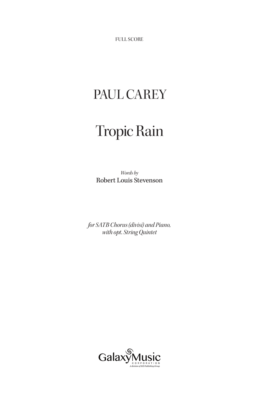 Tropic Rain Choir scores gallery preview page 3