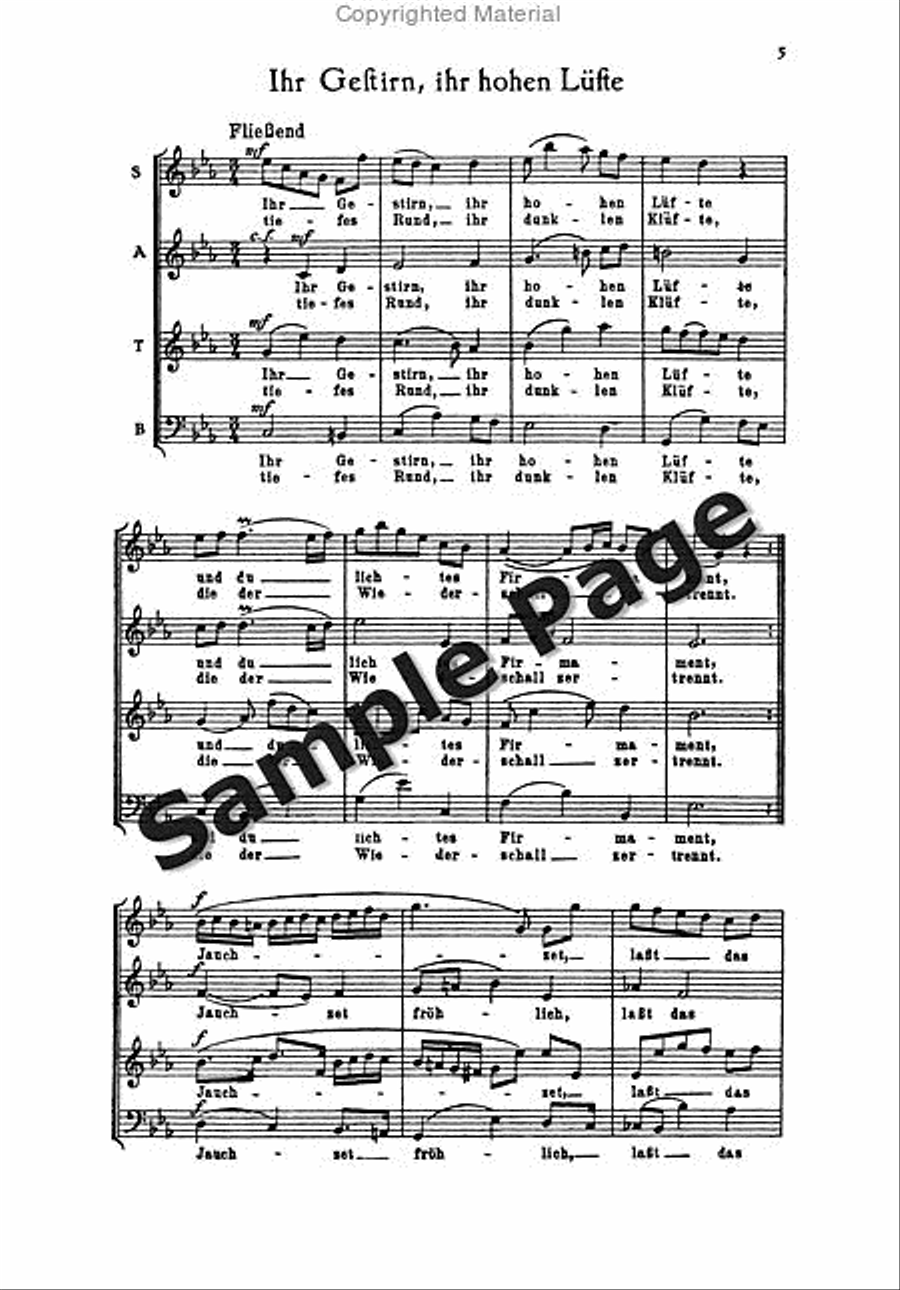 Chorales 6 Mixed Chorus Score 4-Part scores gallery preview page 6