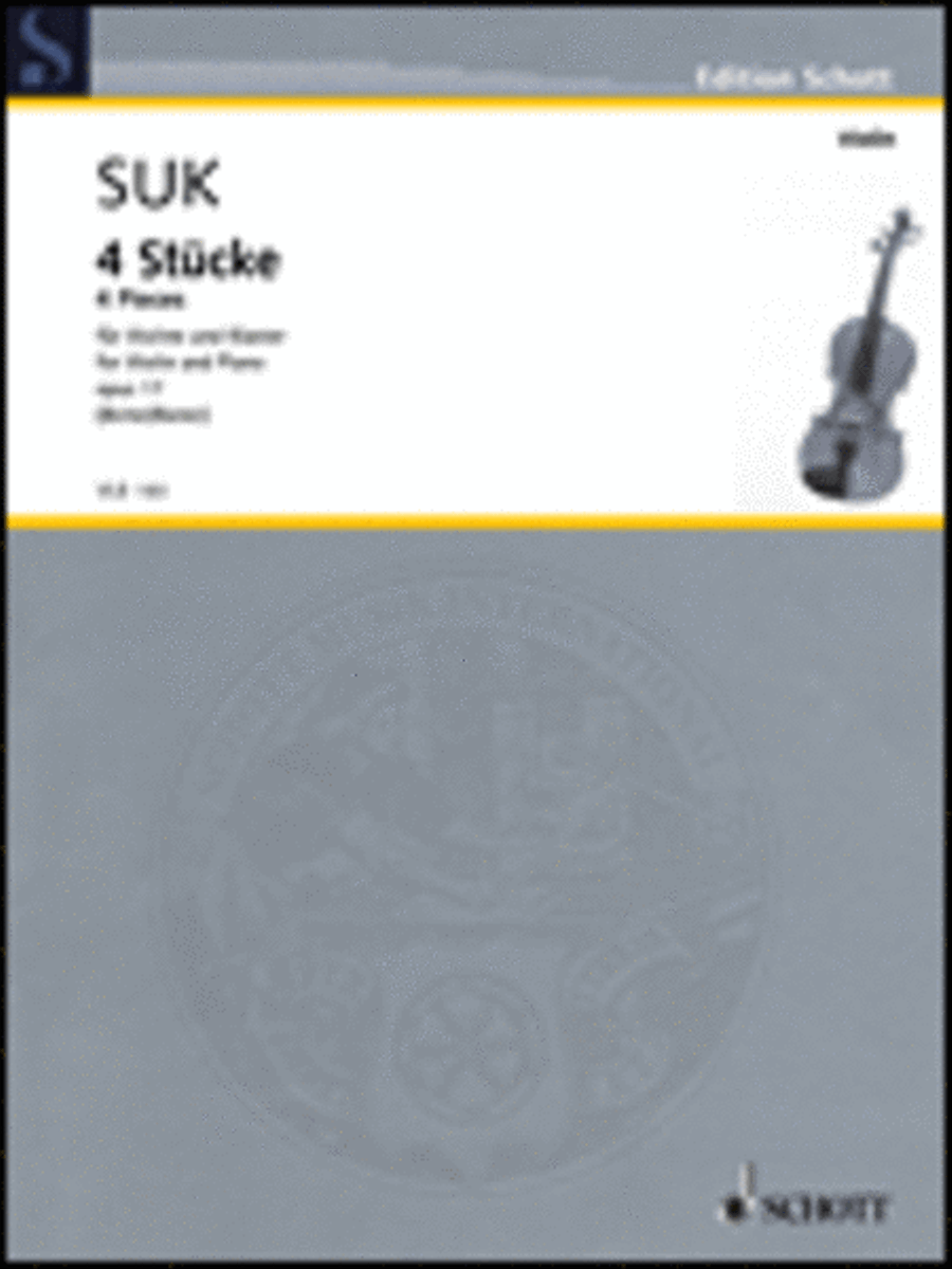 4 Pieces Op. 17 Urtext Violin And Piano Violin Solo scores gallery preview page 1