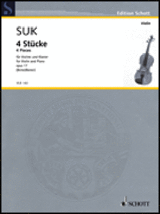 Book cover for 4 Pieces Op. 17 Urtext Violin And Piano