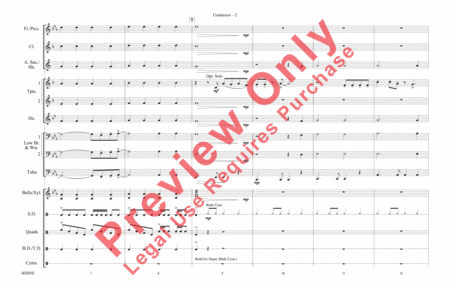 Don't Stop Believin' by Jonathan Cain Marching Band - Sheet Music