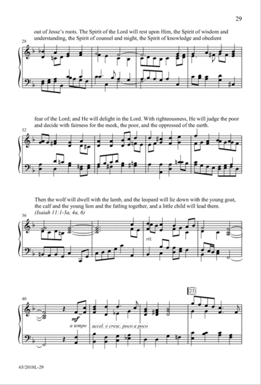 A Ceremony of Lessons and Carols 3-Part scores gallery preview page 30