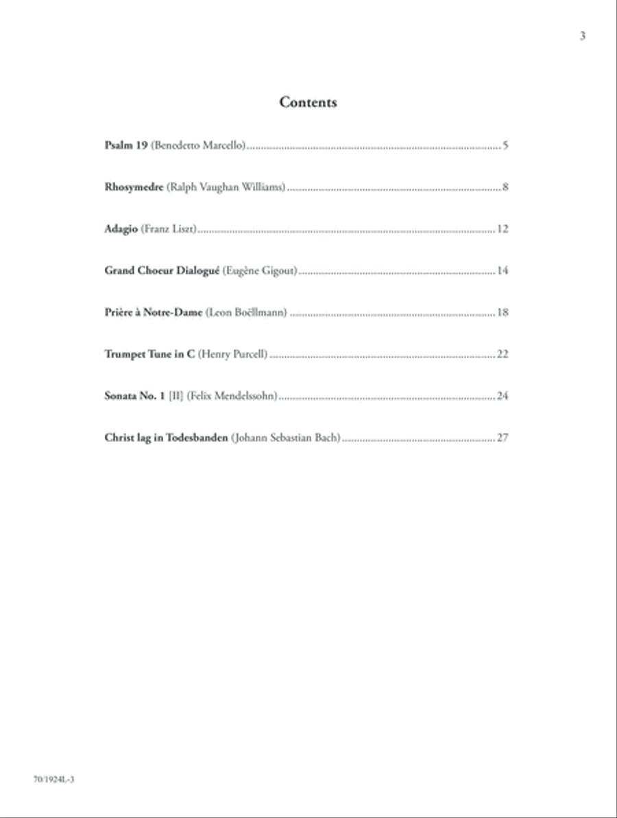 Masterworks for Organ (Digital Download) Organ scores gallery preview page 3