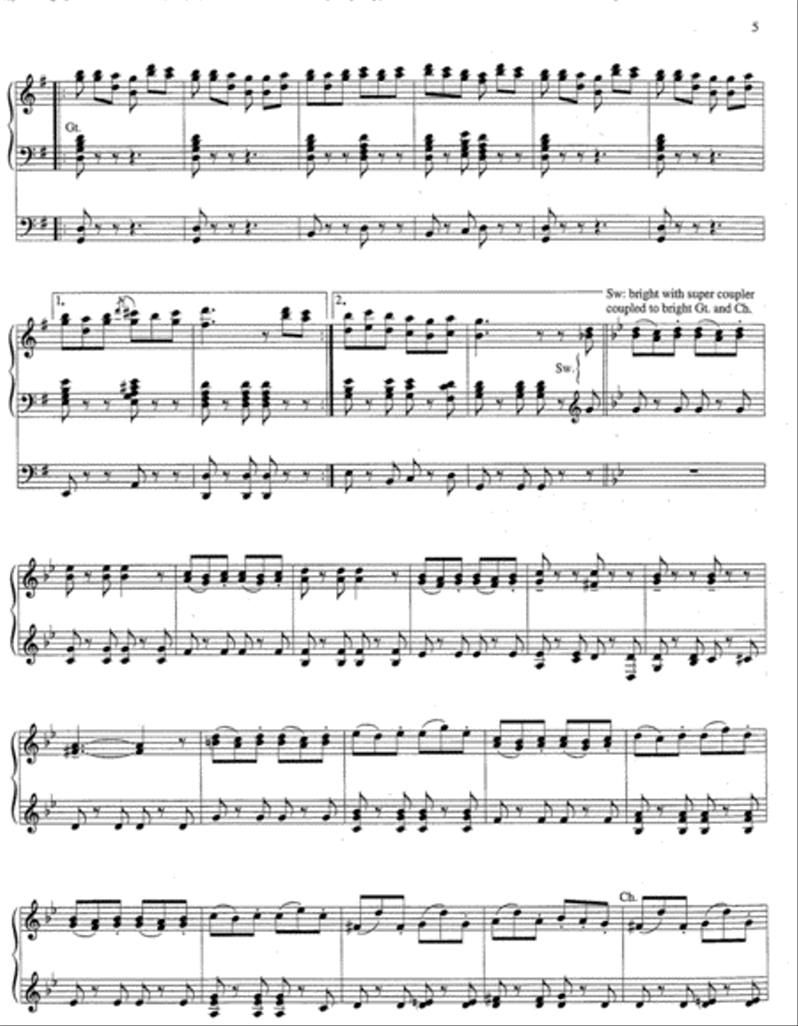 Rondo in G Organ scores gallery preview page 3