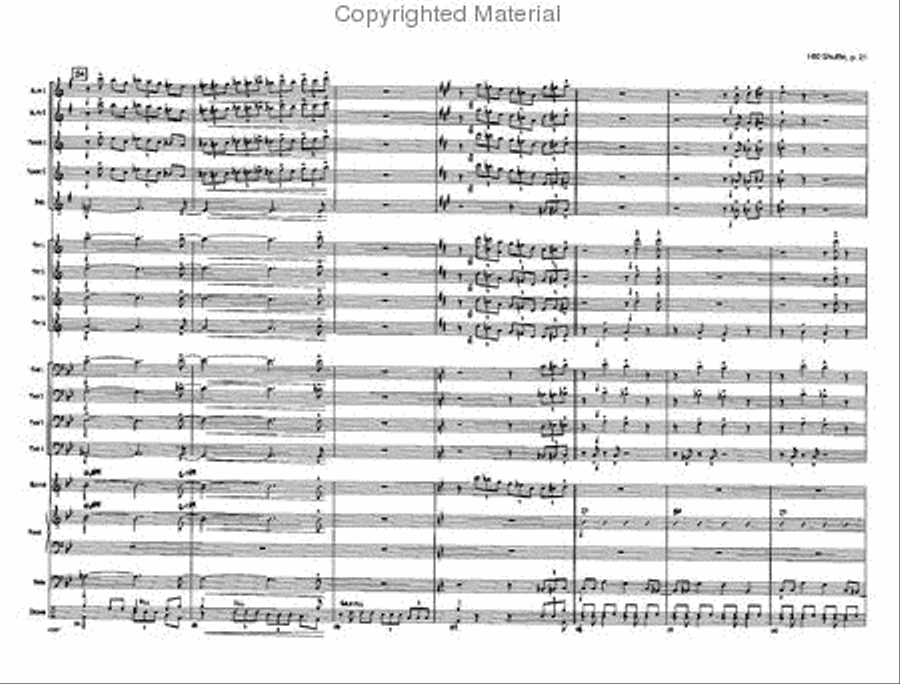 I-80 Shuffle I-80 Shuffle Jazz Ensemble scores gallery preview page 21