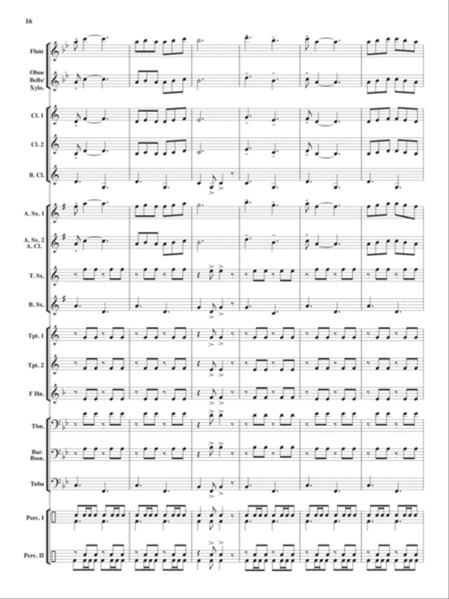 El Toro Rojo Grande El Toro Rojo Grande Concert Band scores gallery preview page 15