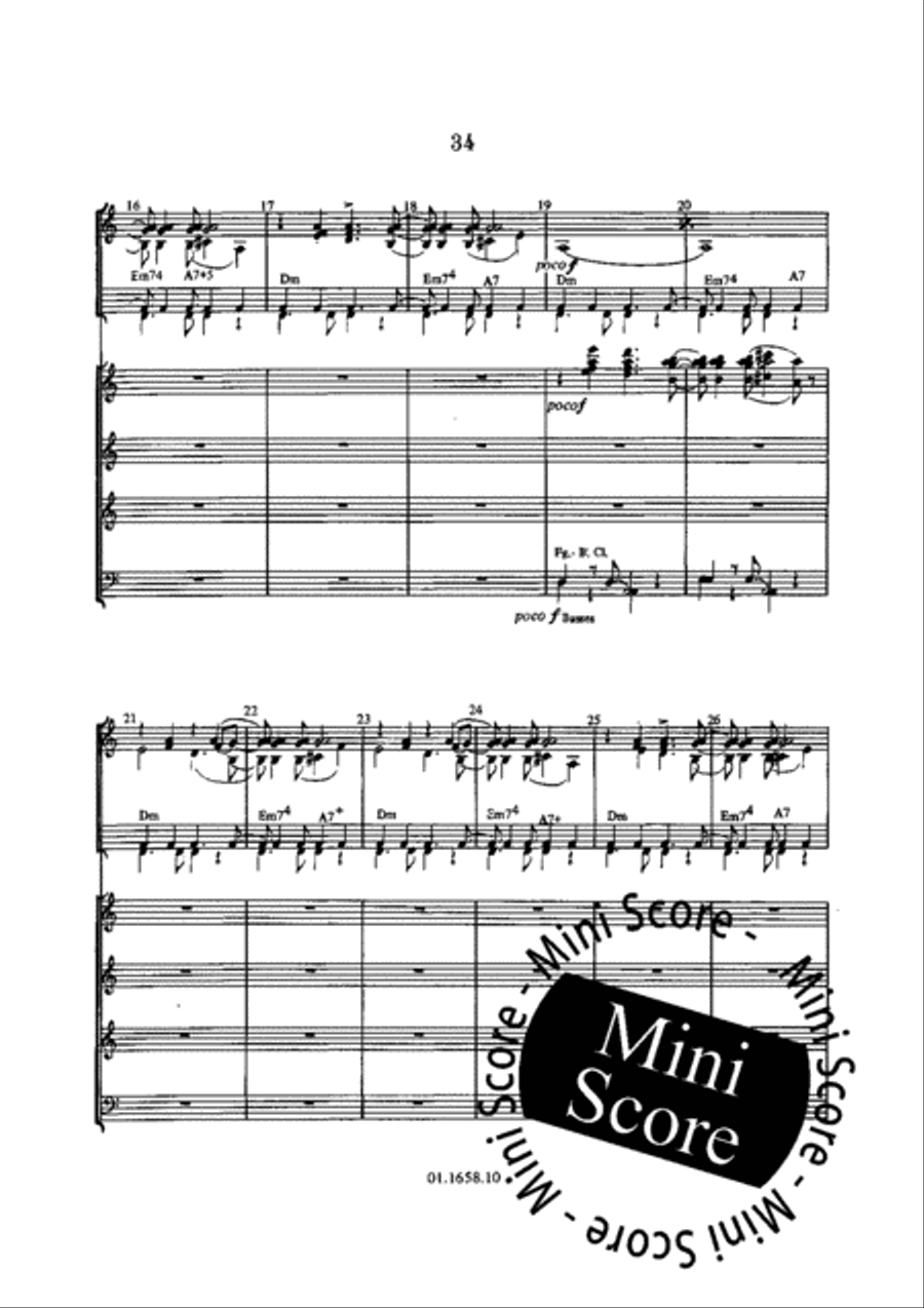 A Suite for Jazz Ensemble Concert Band scores gallery preview page 38