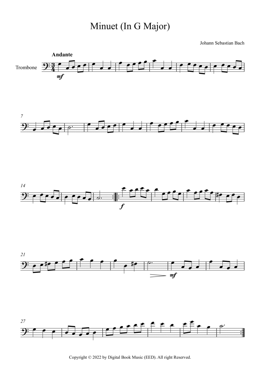 G major trombone sale