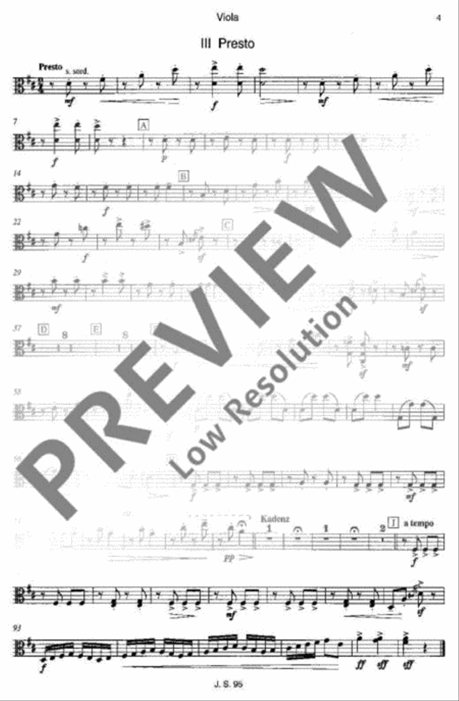 Concertino classico D major Violin scores gallery preview page 20