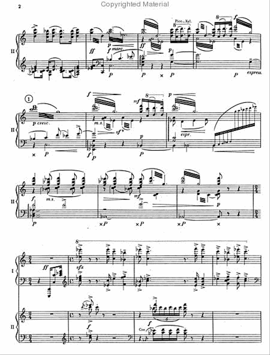 Incantation (1955/56) Incantation (1955/56) Piano Solo scores gallery preview page 3