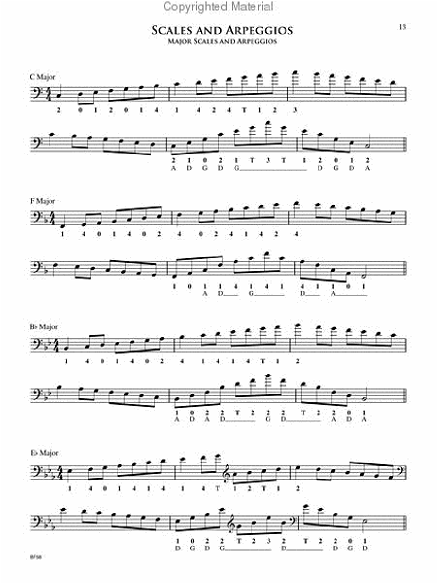 Protocol: A Guide to the Collegiate Audition Process for Double Bass Double Bass scores gallery preview page 2