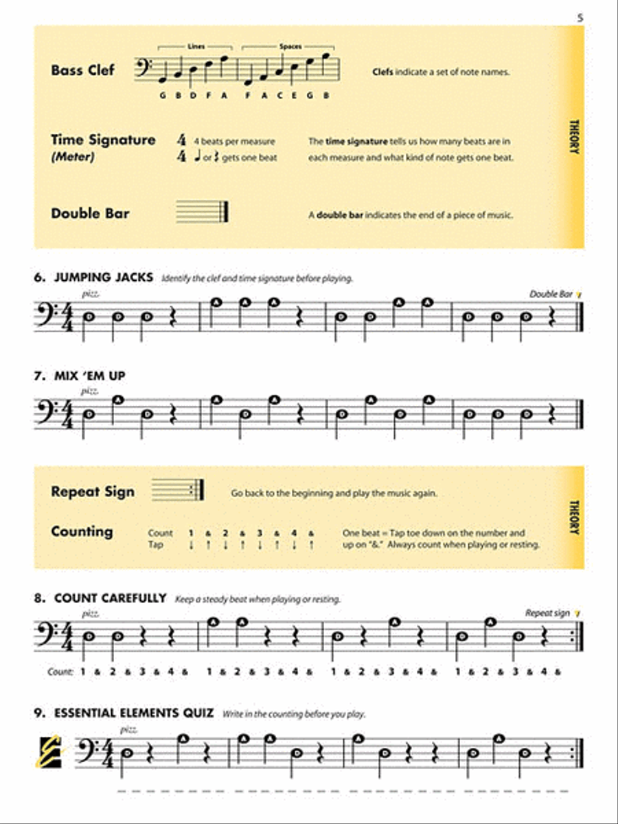 Essential Elements for Strings – Book 1 with Online Resources String Orchestra scores gallery preview page 4