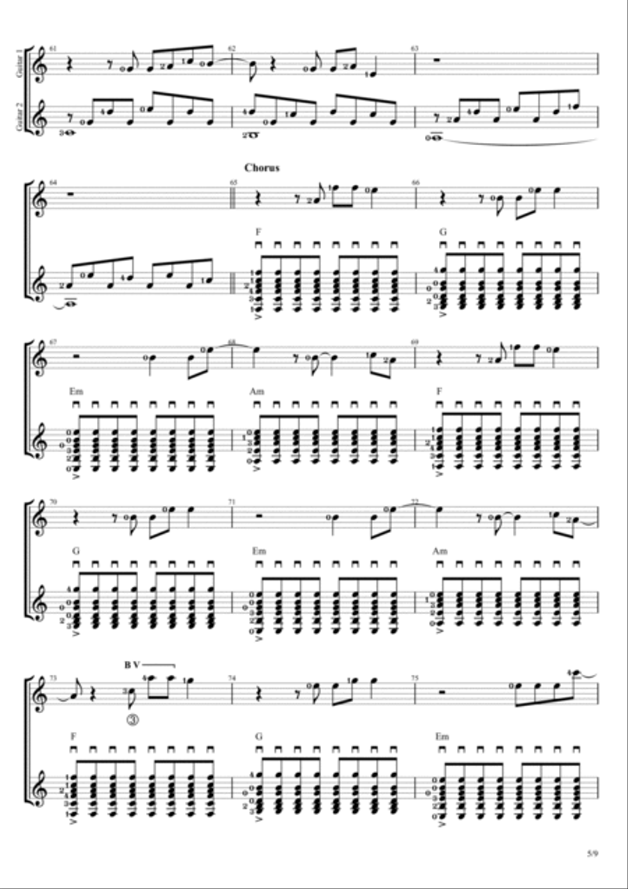 Titanium Titanium Guitar scores gallery preview page 5