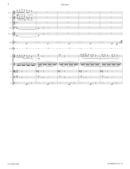Symphony No. 10, Full Score (in Concert Pitch) - Score Only