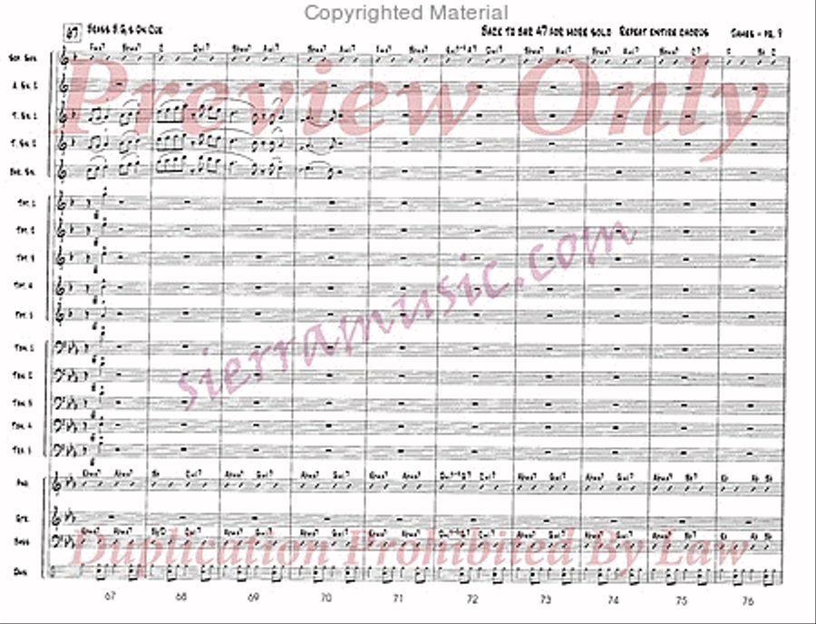 James Jazz Ensemble scores gallery preview page 10