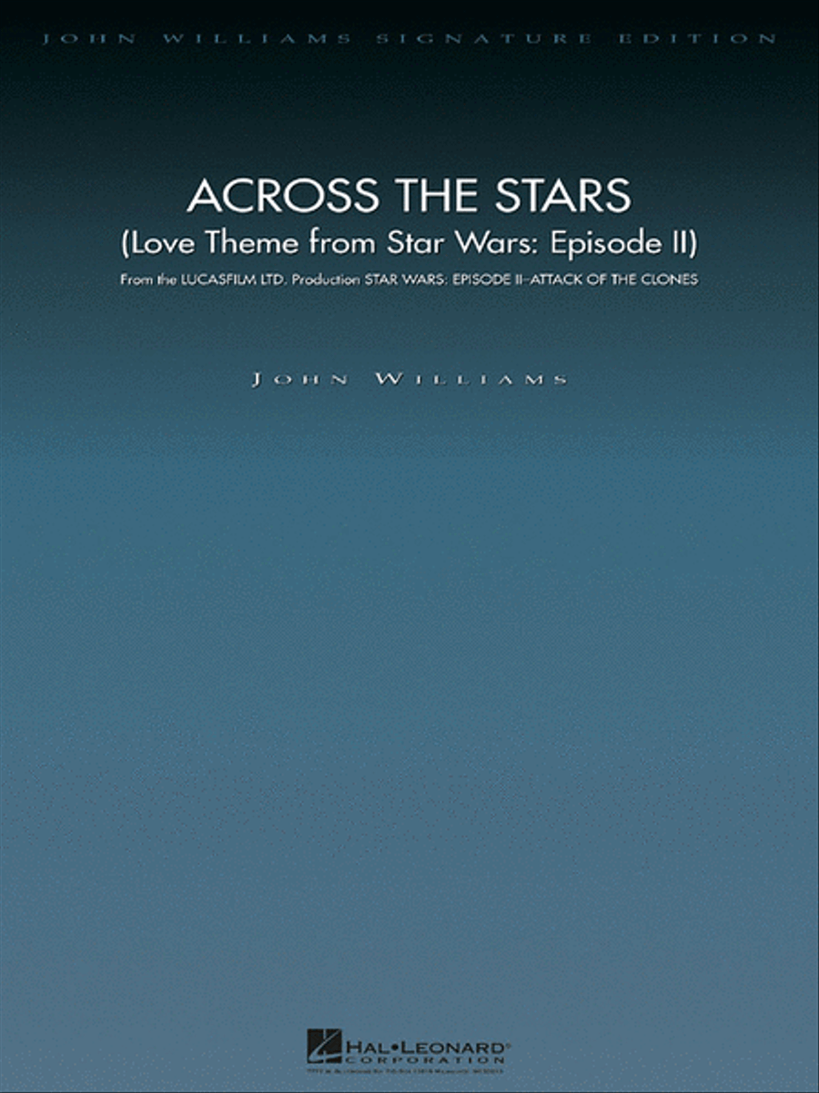 Across the Stars (Love Theme from Star Wars: Episode II) Full Orchestra scores gallery preview page 1