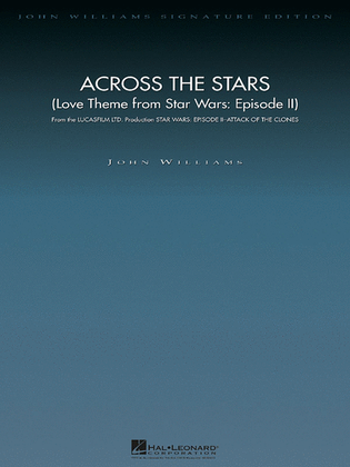 Book cover for Across the Stars (Love Theme from Star Wars: Episode II)