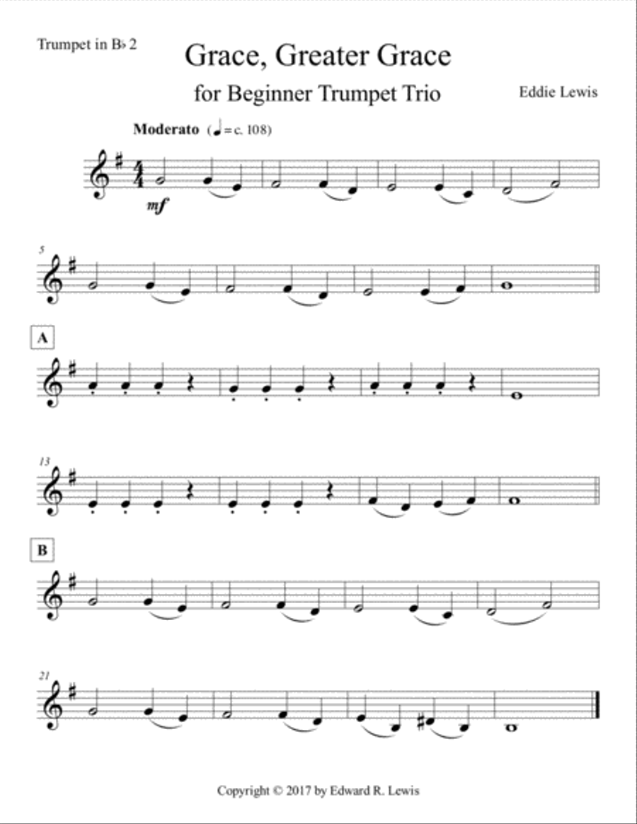Grace, Greater Grace Brass Ensemble scores gallery preview page 3