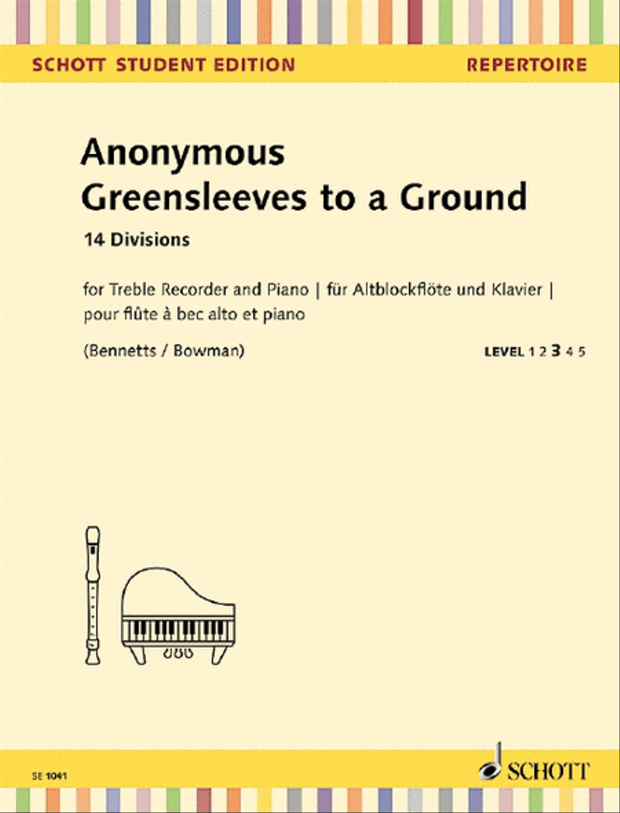 Greensleeves to a Ground Alto Recorder scores gallery preview page 1