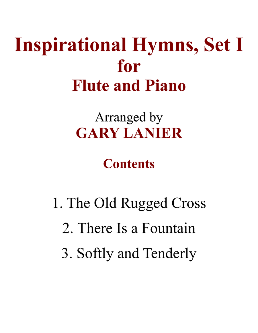 INSPIRATIONAL HYMNS, SET I (Duets for Flute & Piano) Woodwind Duet scores gallery preview page 2