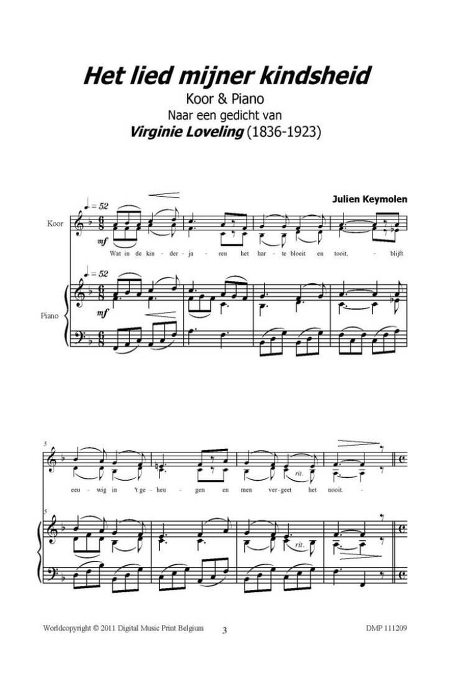 Het Lied Mijner Kindsheid Mixed Choir scores gallery preview page 2