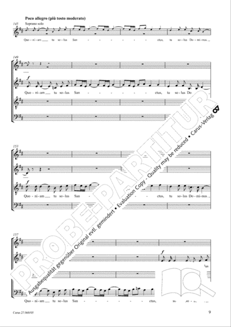Messe a quatre voix 4-Part scores gallery preview page 10
