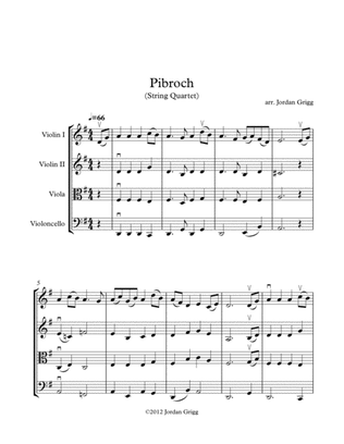Book cover for Pibroch (String Quartet)