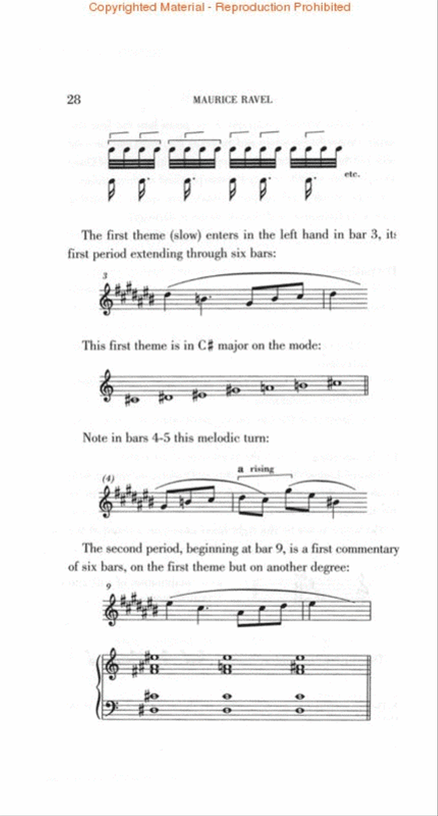 Analyses of the Piano Works of Maurice Ravel Piano Solo scores gallery preview page 2