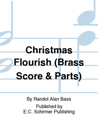 Book cover for Christmas Flourish (Brass Score & Parts)
