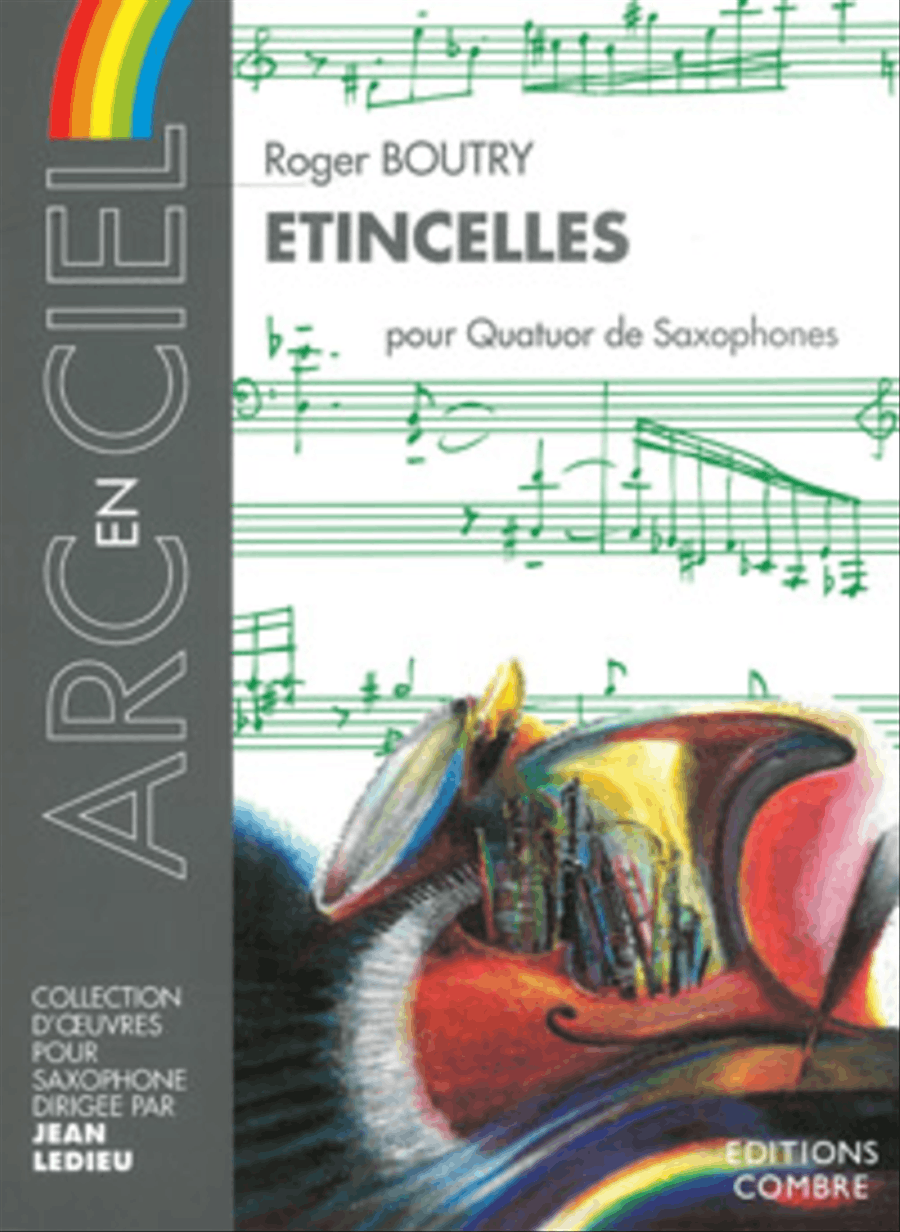 Etincelles Etincelles Saxophone Quartet scores gallery preview page 1