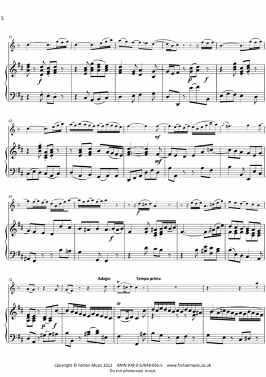 Solos for Oboe d'Amore Oboe scores gallery preview page 6