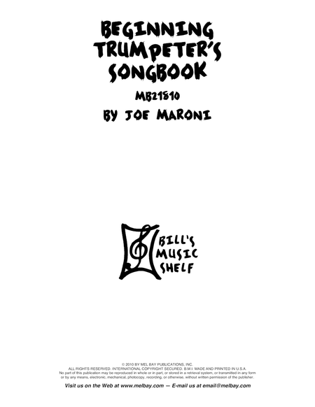 Beginning Trumpeter's Songbook